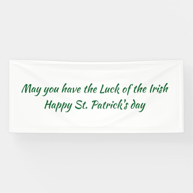 Lona St paddys day sign (Horizontal)
