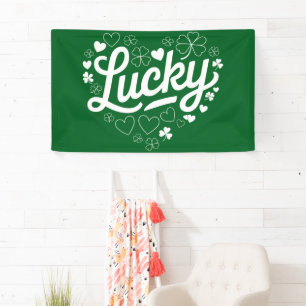 Lona St Patrick's Day Heart Lucky Clover Shamrock
