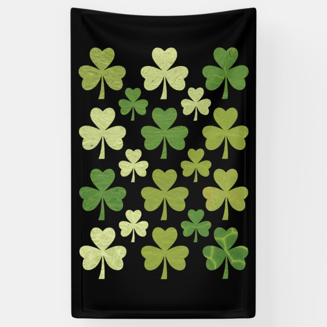 Lona St Patrick's Day Heart Lucky Clover Shamrock (Vertical)