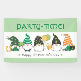 Lona St Patrick's Day party banner