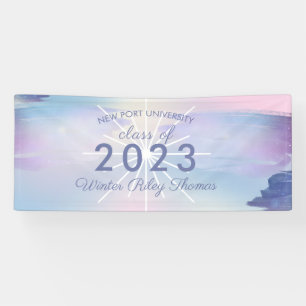 Lona Starry Stylish Iridescent Pastel Graduation Party