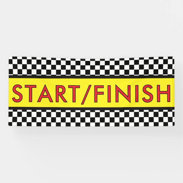 Lona START/ finish Racing running (Horizontal)