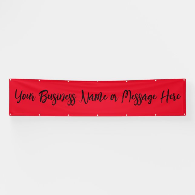 Lona Su Banner De Negocio (Horizontal)