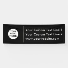 Su logotipo aquí - Banner en color blanco o negro