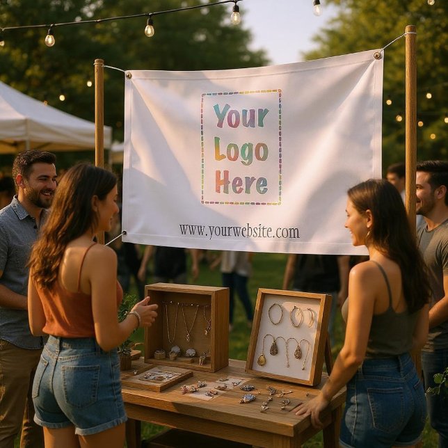 Lona Su logotipo aquí, promoción de la empresa (Subido por el creador)