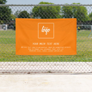 Lona Su propio logotipo comercial Personalizado único p