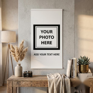 Lona Subir imagen foto y agregar texto – Personalizar