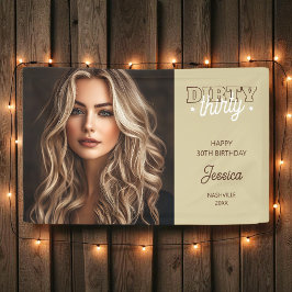 Lona Sucio Occidental Treinta Foto 30 Fiesta de cumplea