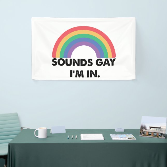 Lona Suena Gay En El Mes Del Orgullo Arcoiris Gay (Feria)