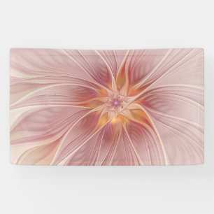 Lona Sueño floral abstracto de fractal de arte de flor