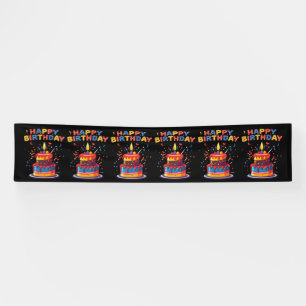 Lona Suministros de tema de fiesta de cumpleaños feliz 