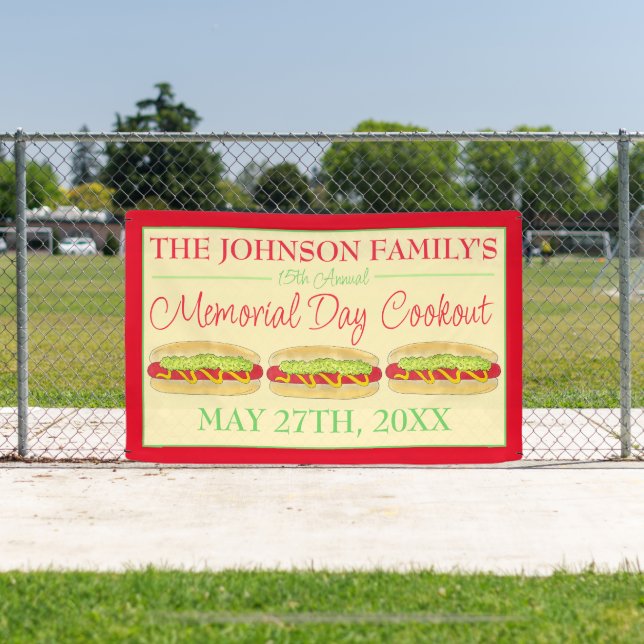 Lona Summer Cookout Picnic Maine Red Snapper Hotdog ME (in situ)