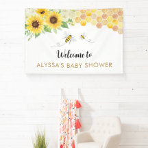 Sunflower Honey Bee Baby Shower