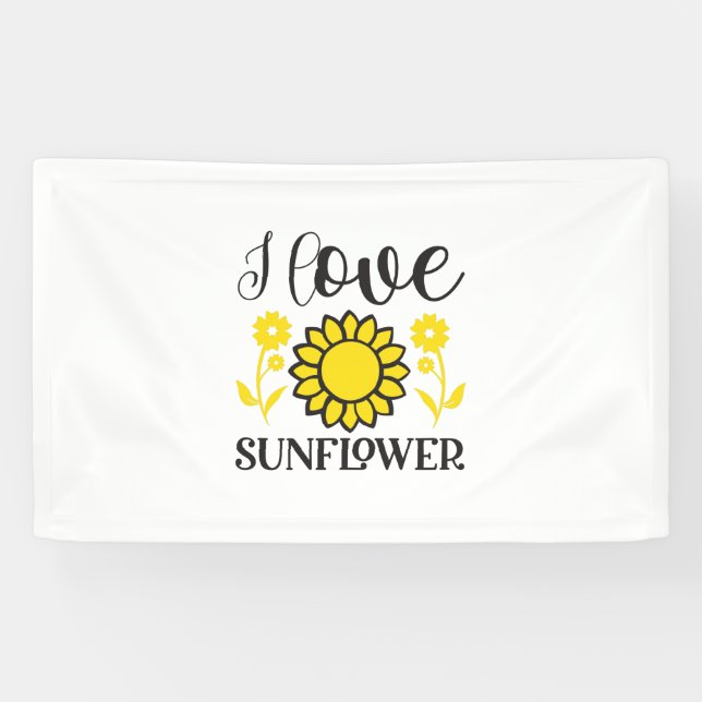 Lona Sunflower Lover | Amo El Girasol (Horizontal)