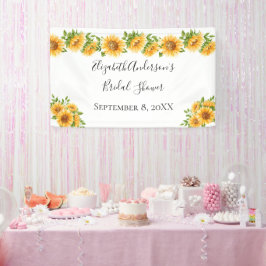 Lona Sunflowers Amarilla Floral Bridal Shower