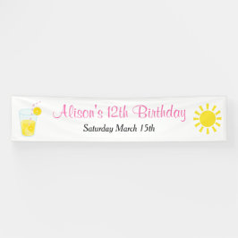 Lona Sunshine and Lemonade Cumpleaños