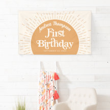 Sunshine Boho Yellow First Birday