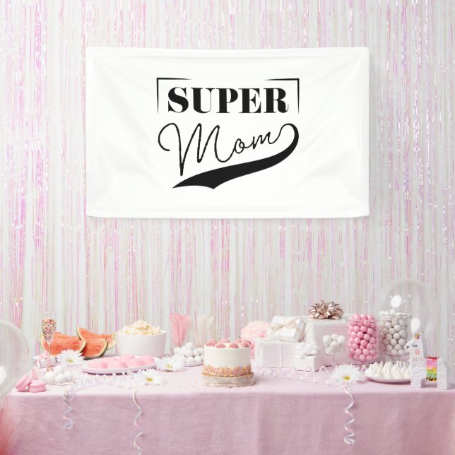 Lona Super Mamá (Fiesta)