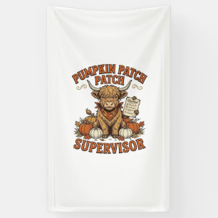 Lona Supervisor del Parche de Calabaza Vaca Highland Ca