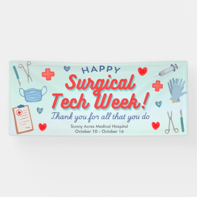 Lona Surgical Tech Appreciation Week Banner (Horizontal)