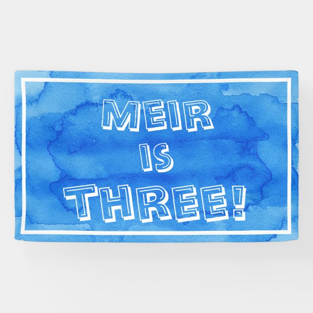 Lona Susherin azul acuarela (Horizontal)