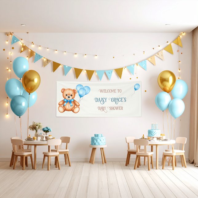 Lona Sweet Little Cub Baby Shower (Subido por el creador)