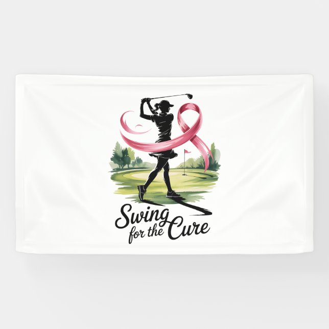 Lona Swing for the Cure Golf Breast Cancer (Horizontal)