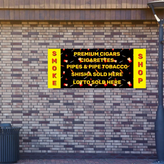 Lona Tabaco en la tienda de cigarrillos de personalizar (Subido por el creador)