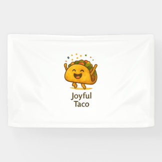 Lona ¡Taco de una Fiesta! Lindo Banner de Cumpleaños de