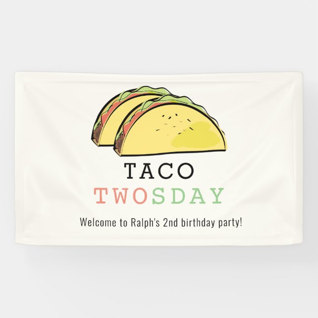 Lona Taco Twosday Martes Crema Segunda Bienvenida Cumpl (Horizontal)