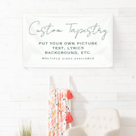 Lona Tapiz de Fotos Personalizados: Decoración de Pared
