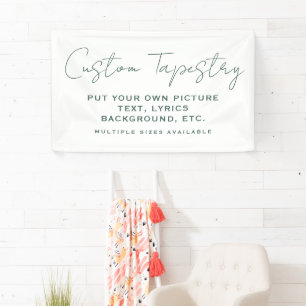 Lona Tapiz de Fotos Personalizados: Decoración de Pared