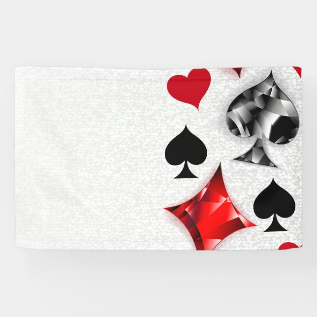 Lona Tarjeta de juego de jugador de póquer se adapta a  (Horizontal)