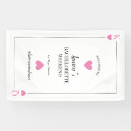 Lona Tarjeta de juego Despedida de soltera en Las Vegas