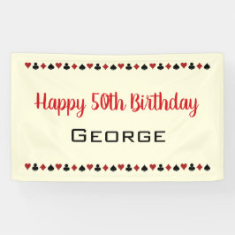 Lona Tarjeta roja de juego negra-blanquecina se adapta