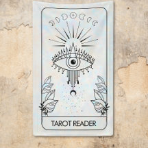Tarot Celestial Mistical Evil Holographic