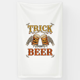 Lona Taza de Halloween de cerveza o truco Calabaza Mano