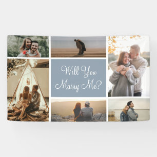 Lona ¿Te Casarás Conmigo? 6 Collage de propuestas fot