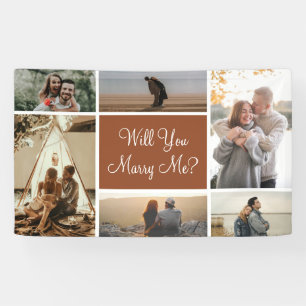 Lona ¿Te Casarás Conmigo?   6 Propuesta de Collage de f