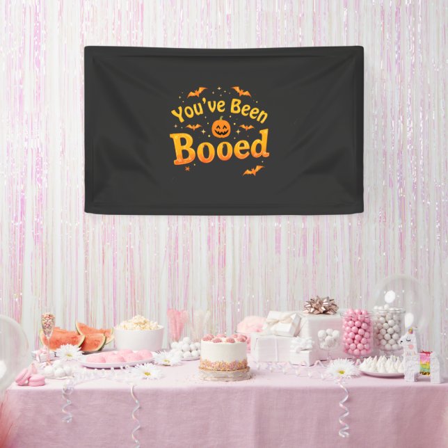 Lona Te han abucheado Spooky Pumpkin Halloween (Fiesta)