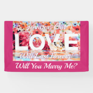 Lona ¿Te Quieres Casar Conmigo? Foto de Amor Nombre Men
