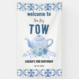 Lona Tea for Two – Floral 2nd Birthday Welcome