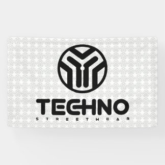 Lona Techno Streetwear - logotipo - bandera