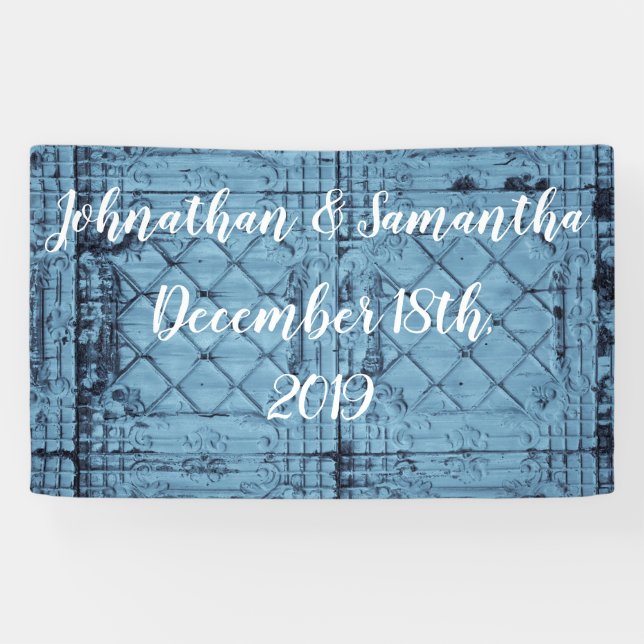 Lona Techo de pantalla de estaño rudimentario de 3'x5' (Horizontal)