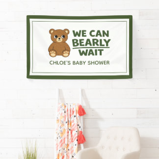 Lona Teddy Bear Gender Neutral Minimalist Baby Shower