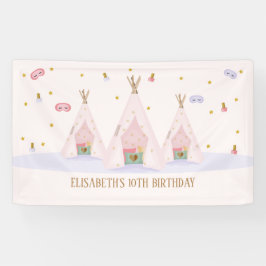 Lona Teepee Spa Birthday Party