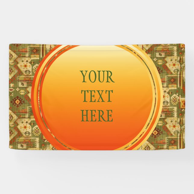 Lona Tela tribal I del nativo americano + sus ideas (Horizontal)