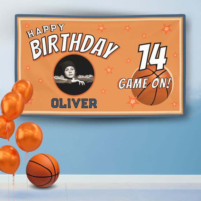 Lona Telón de fondo de cumpleaños de deportes de balón  (Subido por el creador)