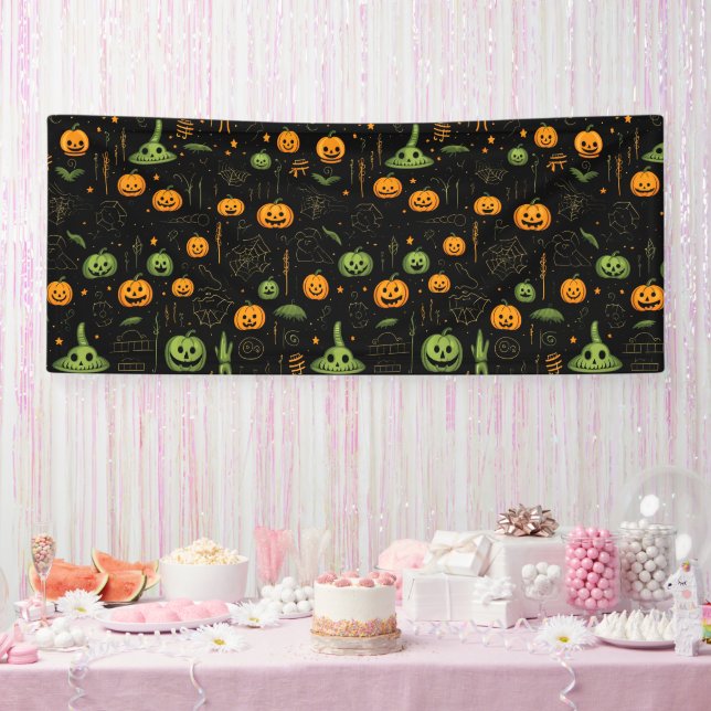Lona Tema de Halloween (Fiesta)
