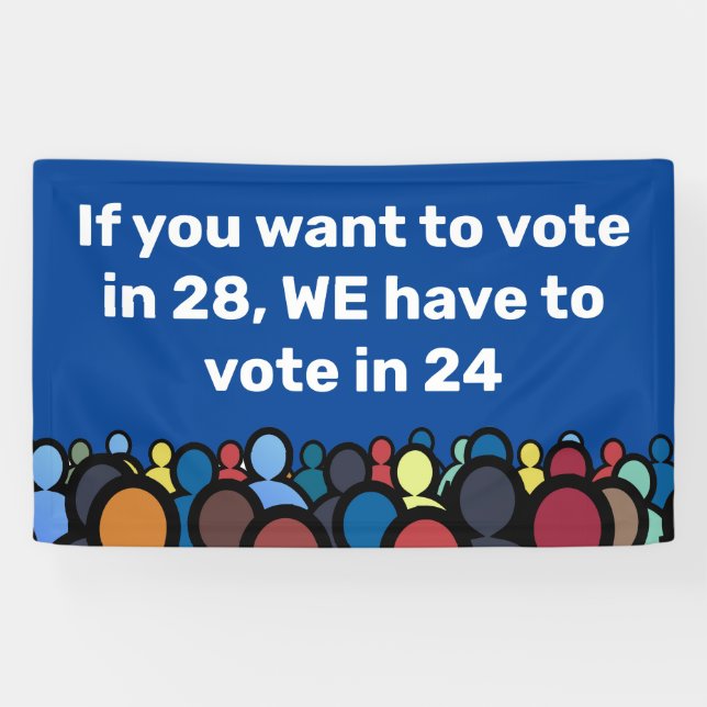 Lona Tenemos que votar en 24 (Horizontal)